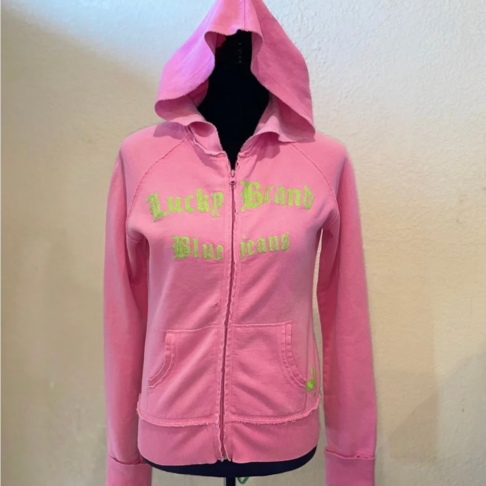 Vintage Lucky Brand hoodie Y2K